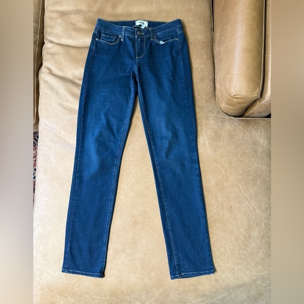 Paige Skyline Ankle Skinny Jean Dark Wash Women’s Size 27